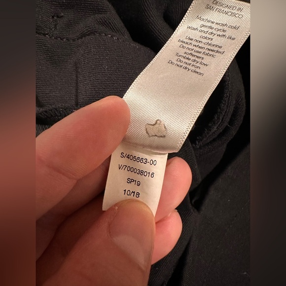 Athleta Metro Downtown Jogger Black Tuxedo Stripe size XL - Picture 7 of 7